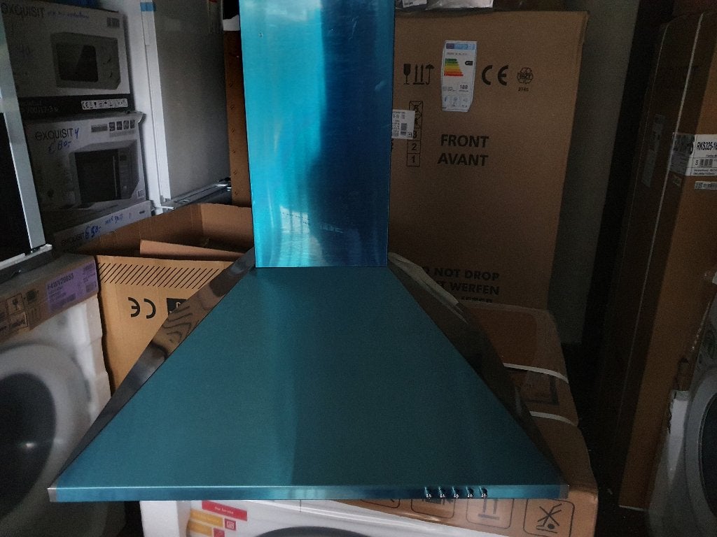 Nieuwe rvs schouw afzuigkappen 60 cm breed, Ophalen, Wandschouwkap, Motor, Nieuw