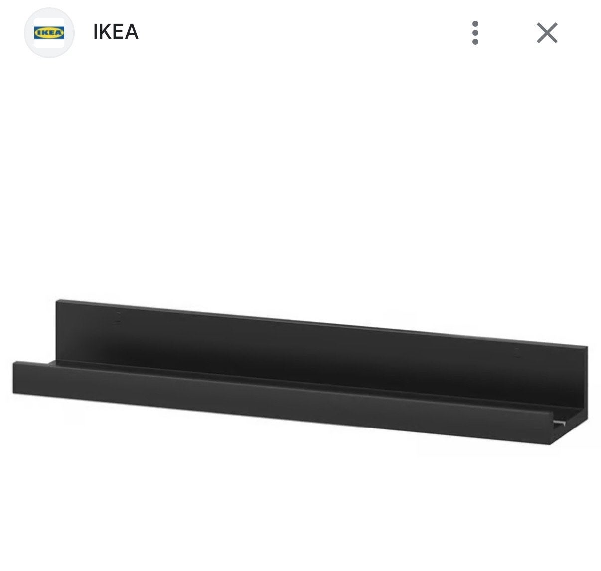 2x IKEA Mosslanda plank zwart voor foto's of schilderij, Ophalen of Verzenden, Nieuw