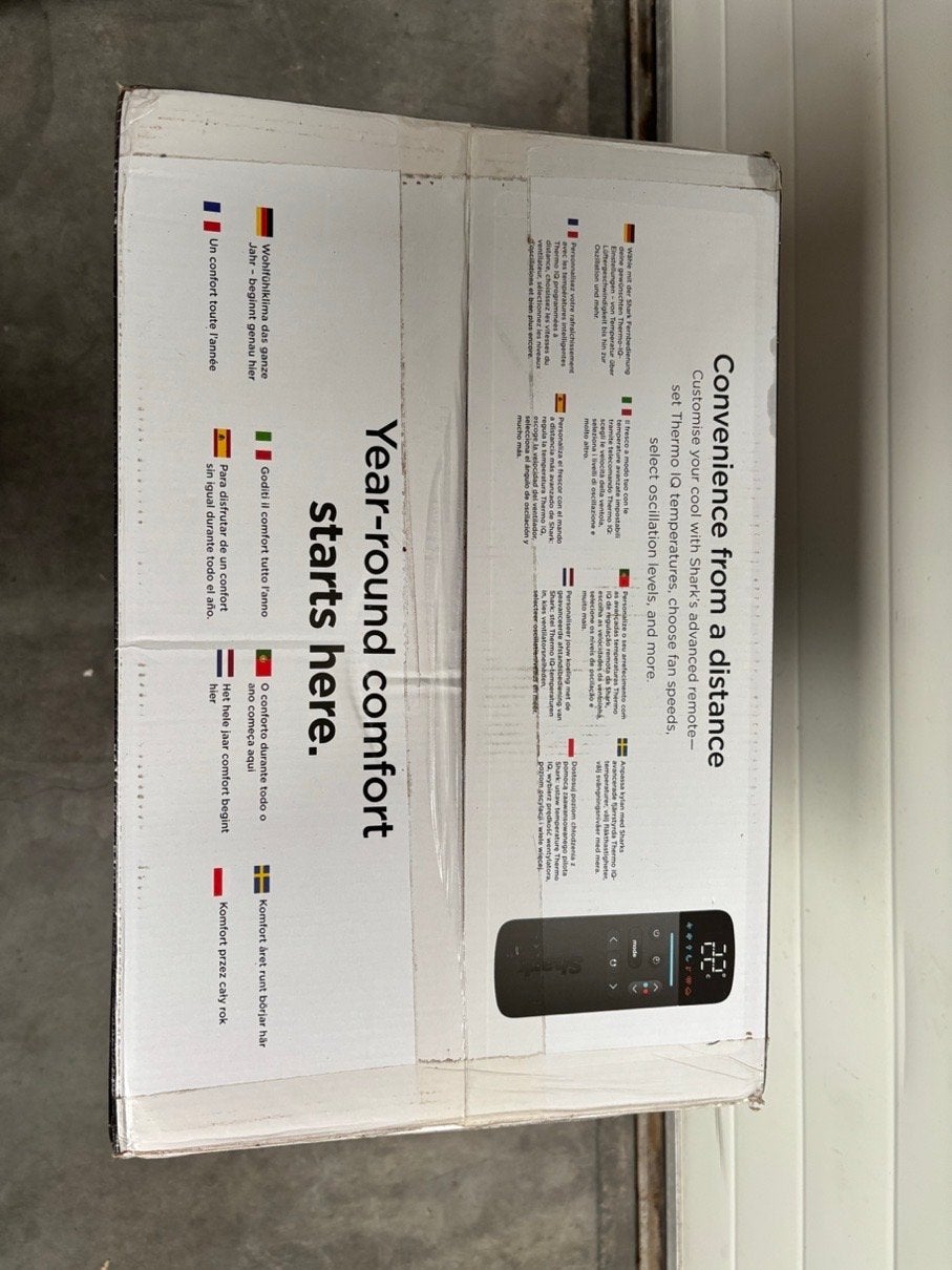 Shark TurboBlade Cool + Heat TH200EU Ventilator & Verwarming, TradeMarketingDE@sharkninja.com, Minder dan 60 m³, Ventileren, 3 snelheden of meer