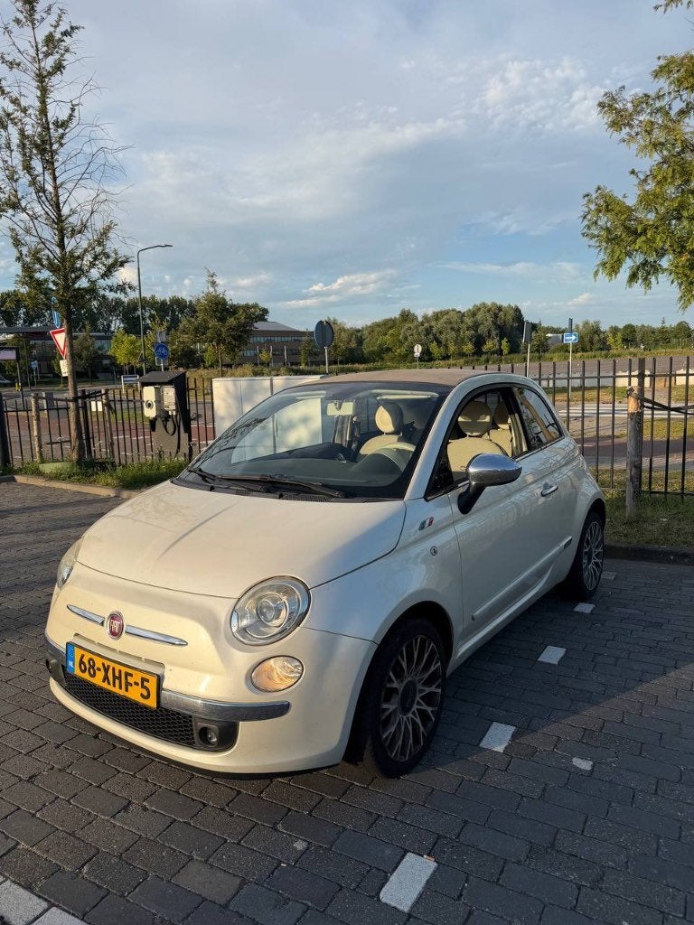 Fiat 500 1.2 AUT 2012 Wit, Auto's, Electronic Stability Program (ESP), 4 cilinders, Wit, Origineel Nederlands