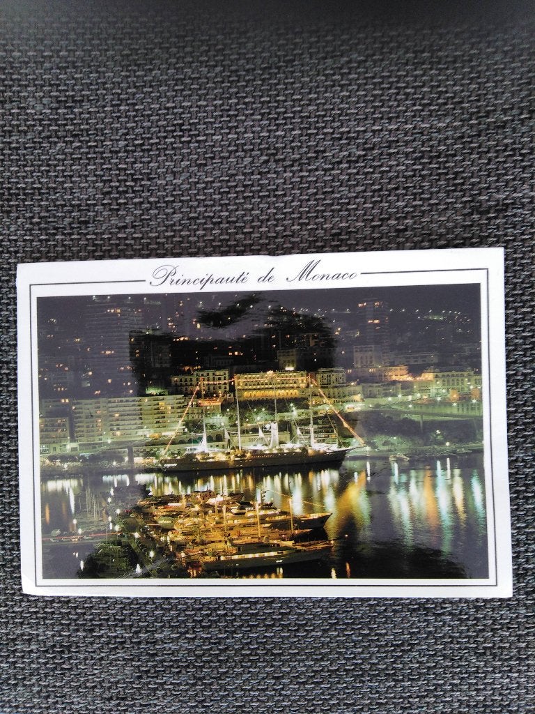 Ansichtkaart - Monaco, Ophalen of Verzenden, 1980 tot heden, Gelopen, Frankrijk