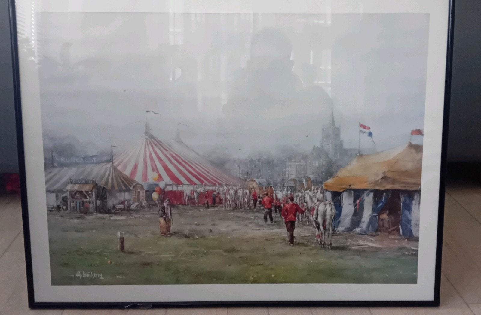 albert buikema circusvoorsteling, Antiek en Kunst, Ophalen