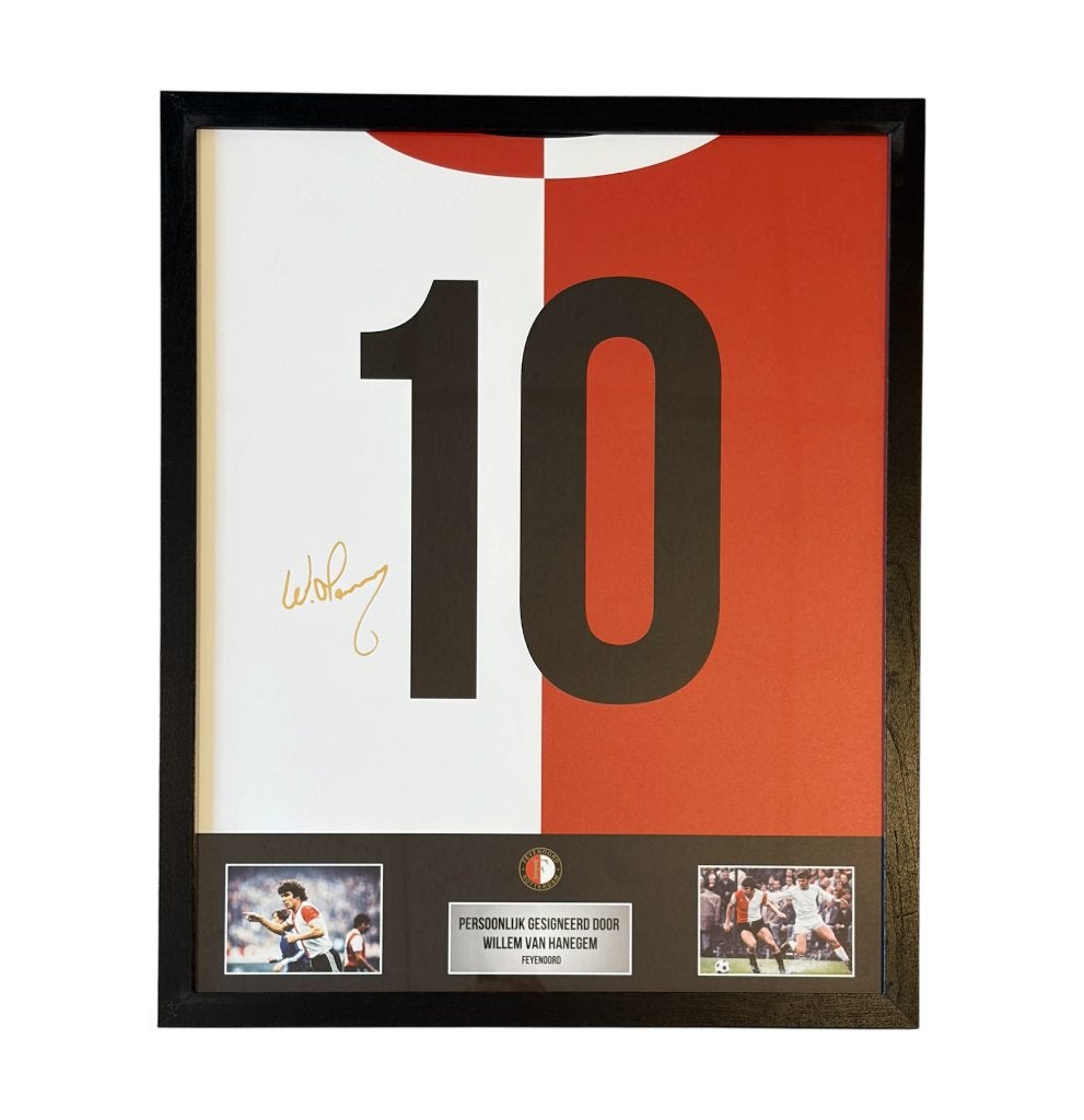 Willem van Hanegem - Gesigneerd - Feyenoord jaren 70, Verzenden, Nieuw, Feyenoord, Overige typen
