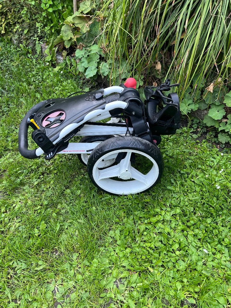Golfset en golftrolley, Ophalen of Verzenden, Gebruikt, Golfkar, Overige merken
