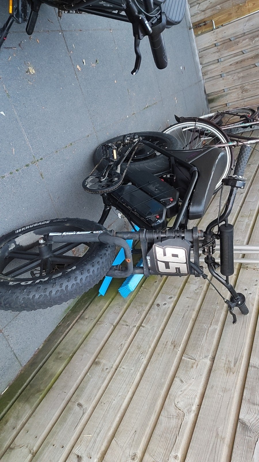 Fatbike Dubbel accu 2.1Kw 48V 40A 56Kmh GPS, Overige merken, Gebruikt, Ophalen of Verzenden, 51 tot 55 cm
