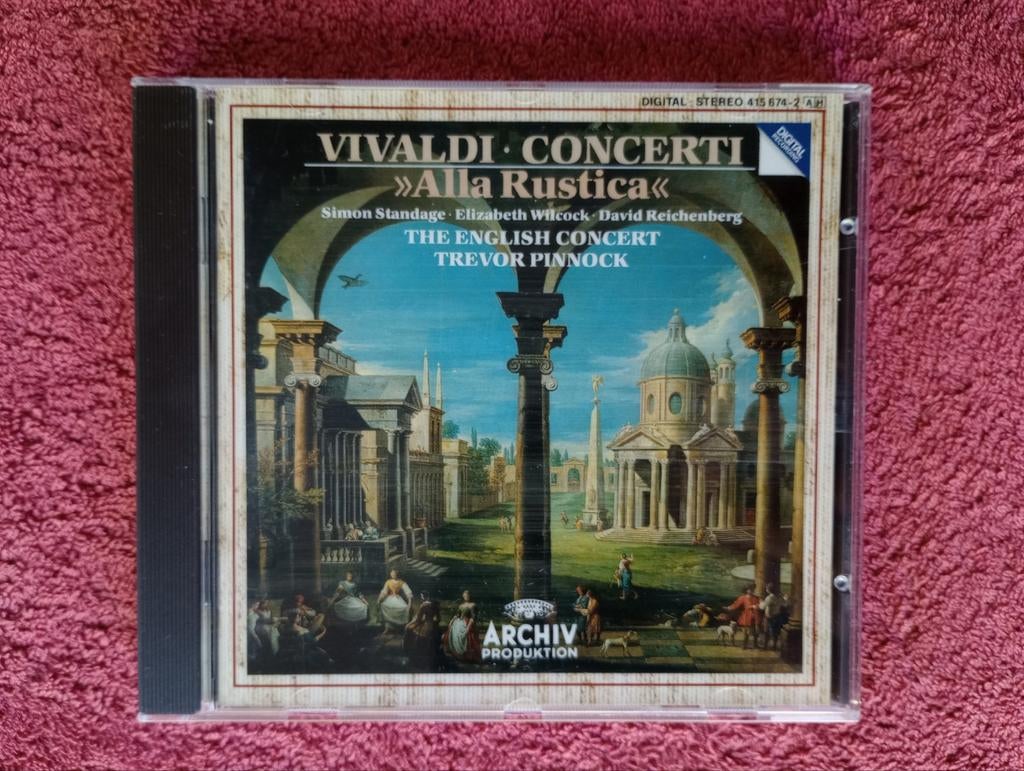 Vivaldi Concerti -Alla Rustica- Trevor Pinnock, Gebruikt, Met libretto, Ophalen of Verzenden, Orkest of Ballet