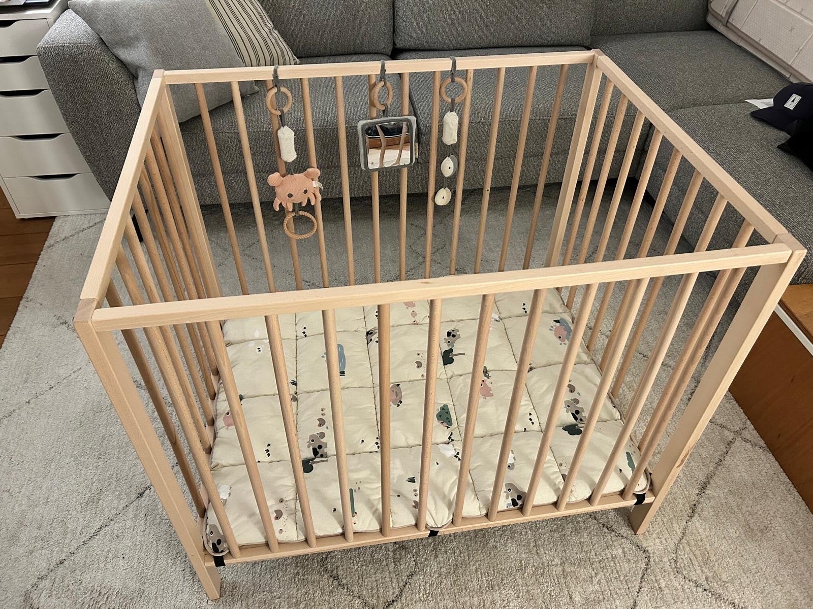 Nieuwe Europe Baby Felix II Box Naturel + 2 speelmatten, Ophalen of Verzenden, Nieuw, Rond