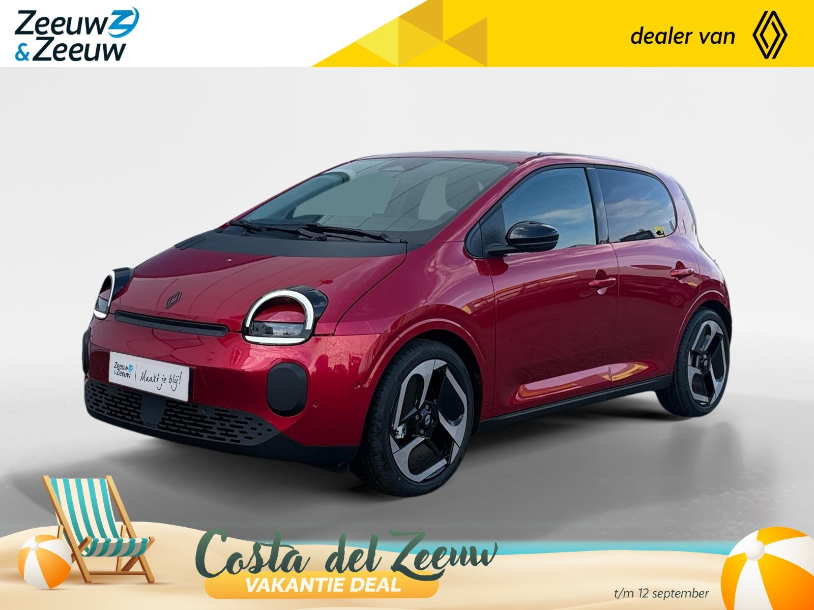 Renault Twingo urban range techno 27.5 kWh | Camera | Adapti, 12 maanden, Zwart, Electronic Stability Program (ESP), 180 min