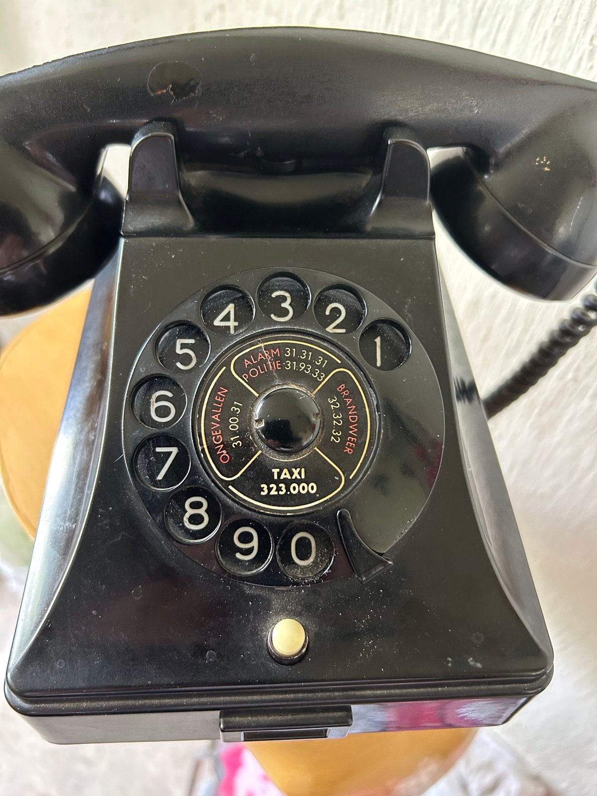 Vintage PTT draaischijf telefoon uit 1964, onbeschadigd, Ophalen