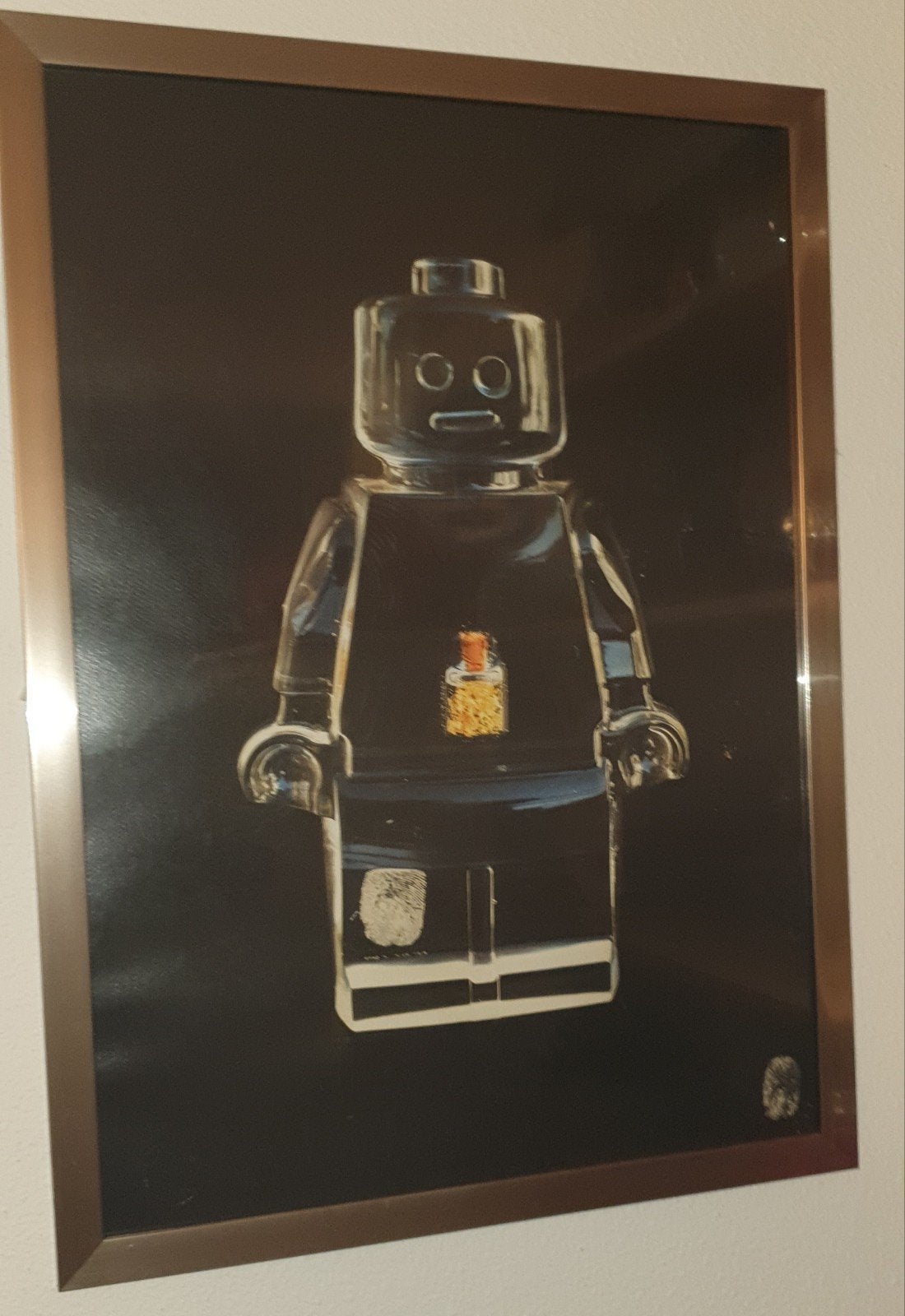 Prachtige (lego) zeefdruk van Vincent Sabatier! Gold Perfume, Ophalen