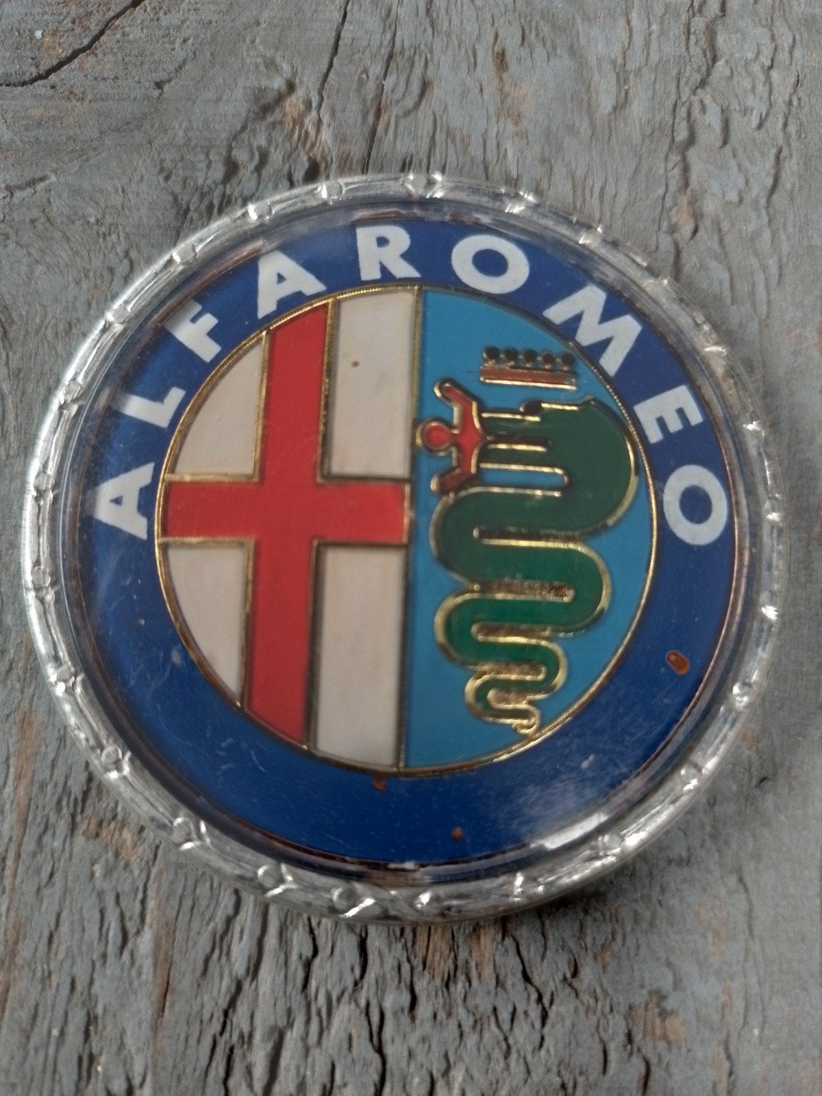 Alfa Romeo embleem voor klassieker, Auto diversen, Ophalen of Verzenden
