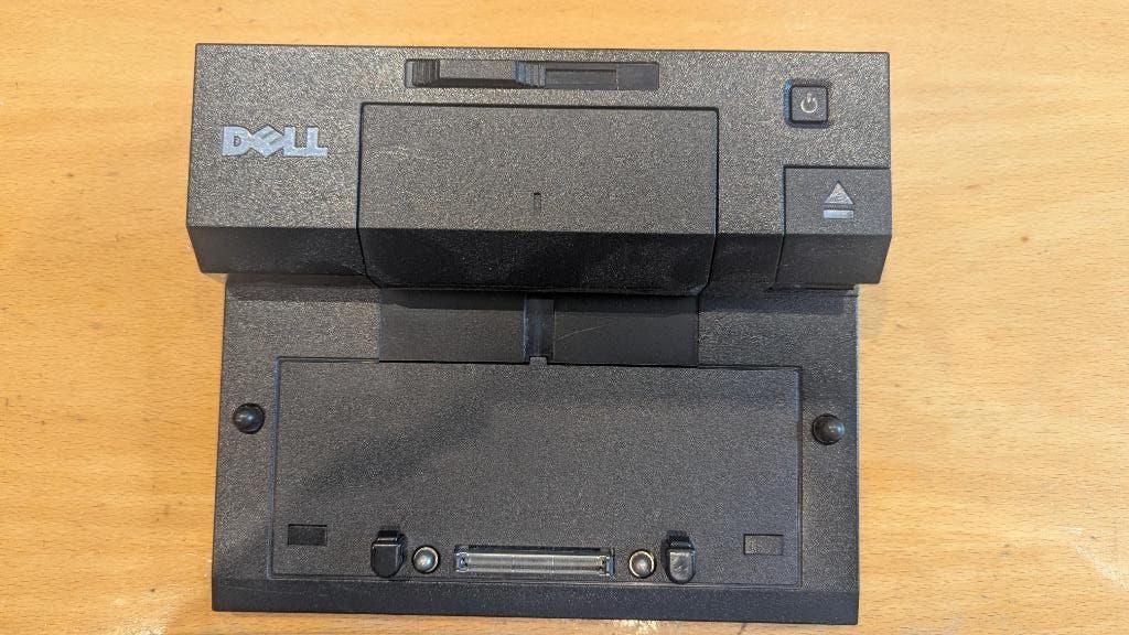 Dell E-Port dockingstation, model K07A / K07A002, Computers en Software, Dockingstations, Gebruikt, Docking station, Laptop, Ophalen of Verzenden