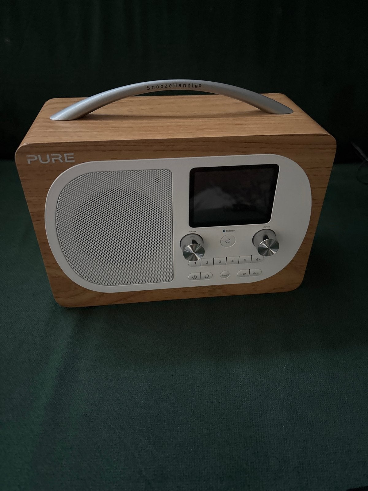 Pure Evoke H4 DAB/DAB+ Radio met Bluetooth en Houten Kast, Ophalen, Zo goed als nieuw, Radio