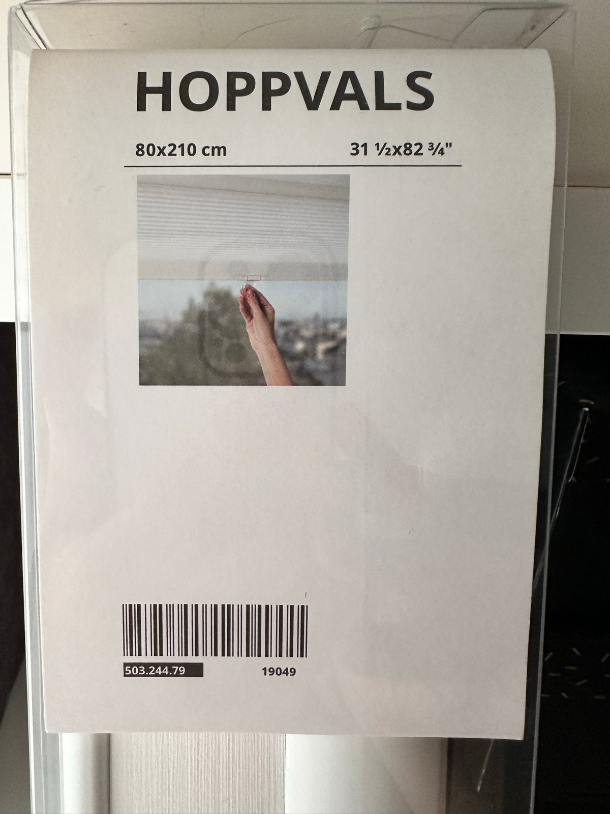 IKEA Hoppvals Plisségordijn Nieuw, Ophalen, Wit, Nieuw, IKEA