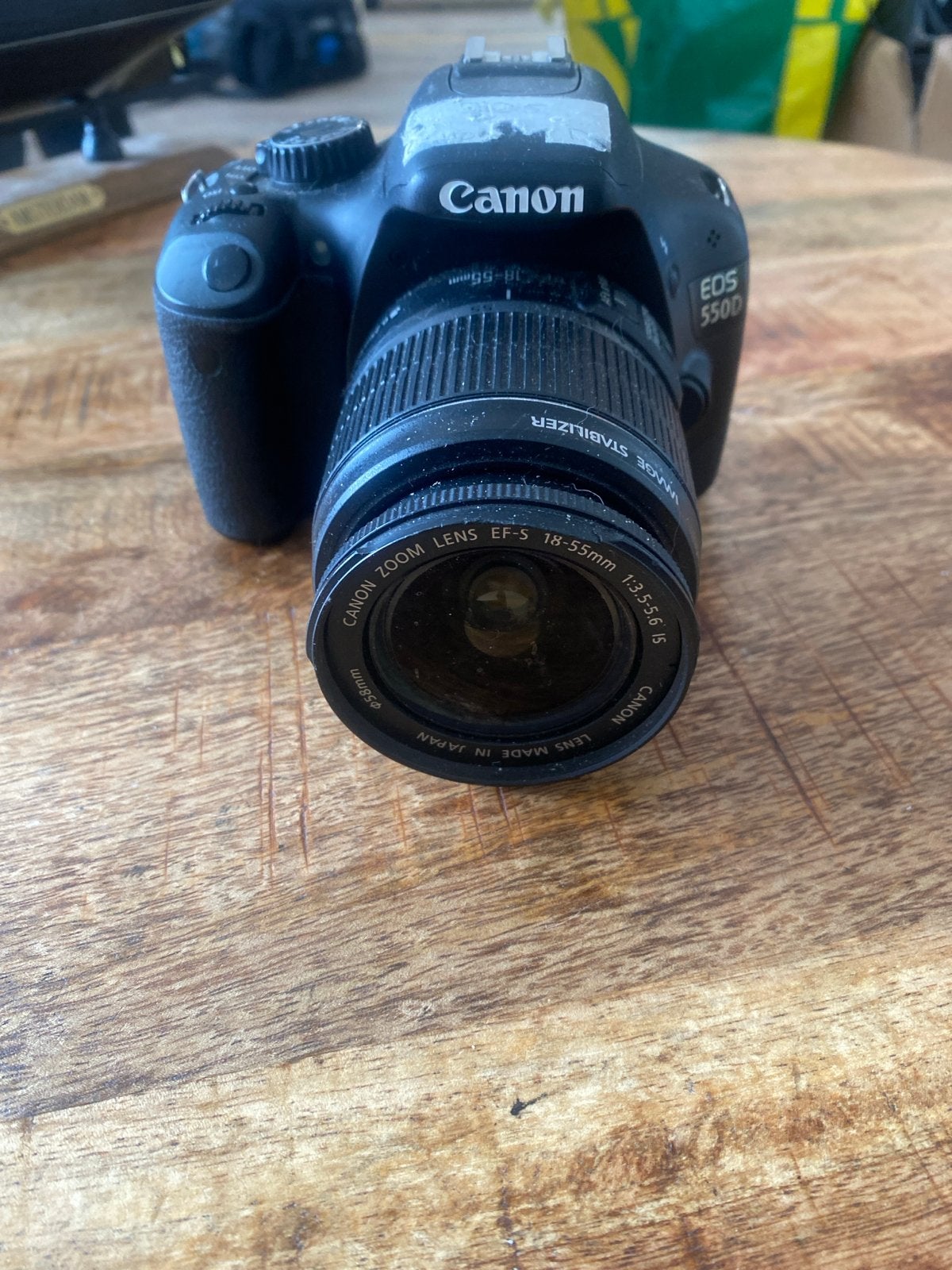 Canon EOS 550D Spiegelreflexcamera met 18-55mm lens, Audio, Tv en Foto, Gebruikt, Spiegelreflex, Canon, Beeldstabilisatie