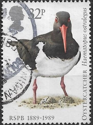Engeland 1989 mi.1187 vogels  SCHOLEKSTER nom. 32p, Verzenden, Gestempeld