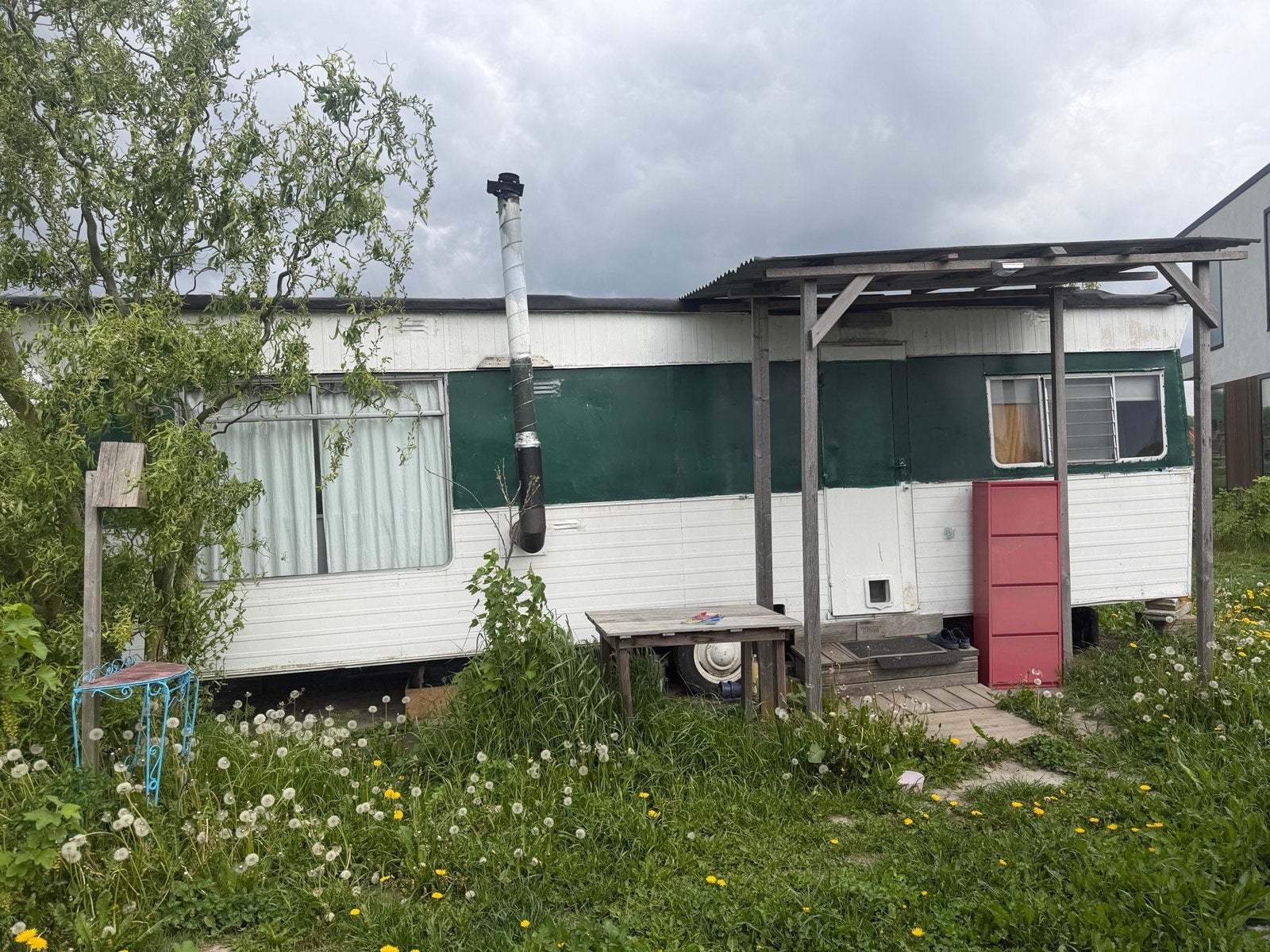 Stacaravan, Ophalen