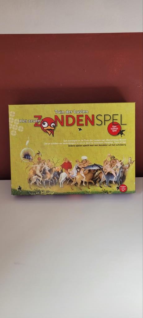 Het Zeven Zonden Spel - Tuin der Lusten Bordspel, Vijf spelers of meer, Ophalen, Zo goed als nieuw, Jumbo
