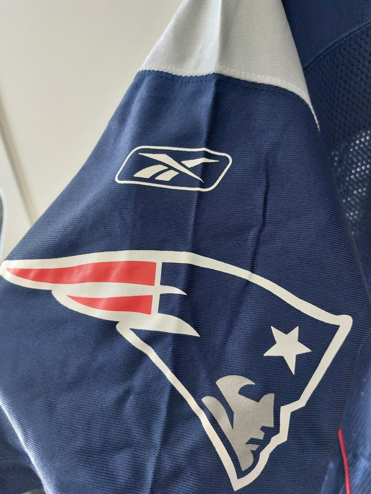Reebok NFL New England Patriots Brady #12 Shirt XL, Maat XL, Verzenden, Zo goed als nieuw, Shirt
