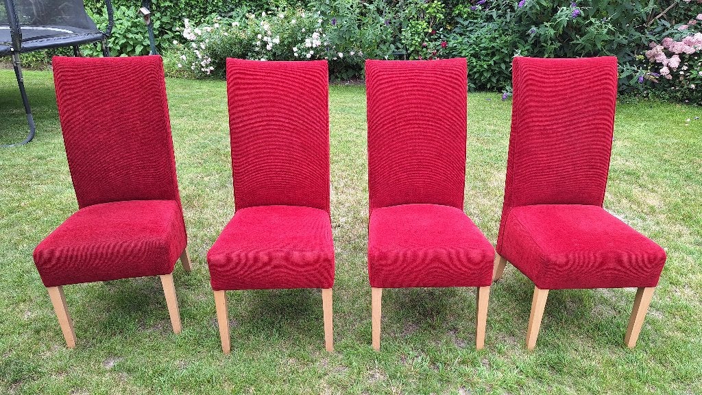 Stoelen, Ophalen, Gebruikt, Vier, Stof