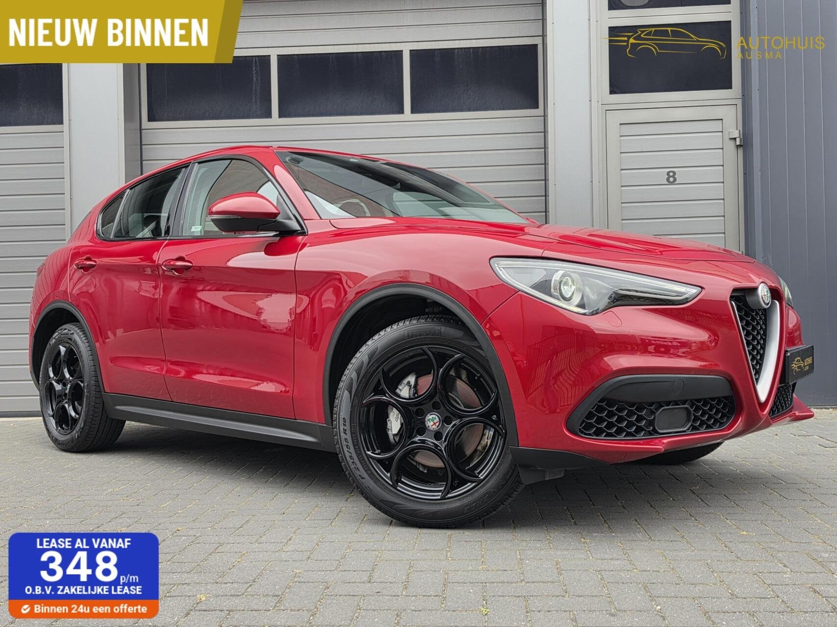 Alfa Romeo Stelvio 2.0 T AWD Super 280PK/Led/Keyless/Camara/, Auto's, Automaat, 4 cilinders, Met garantie (alle), Bedrijf
