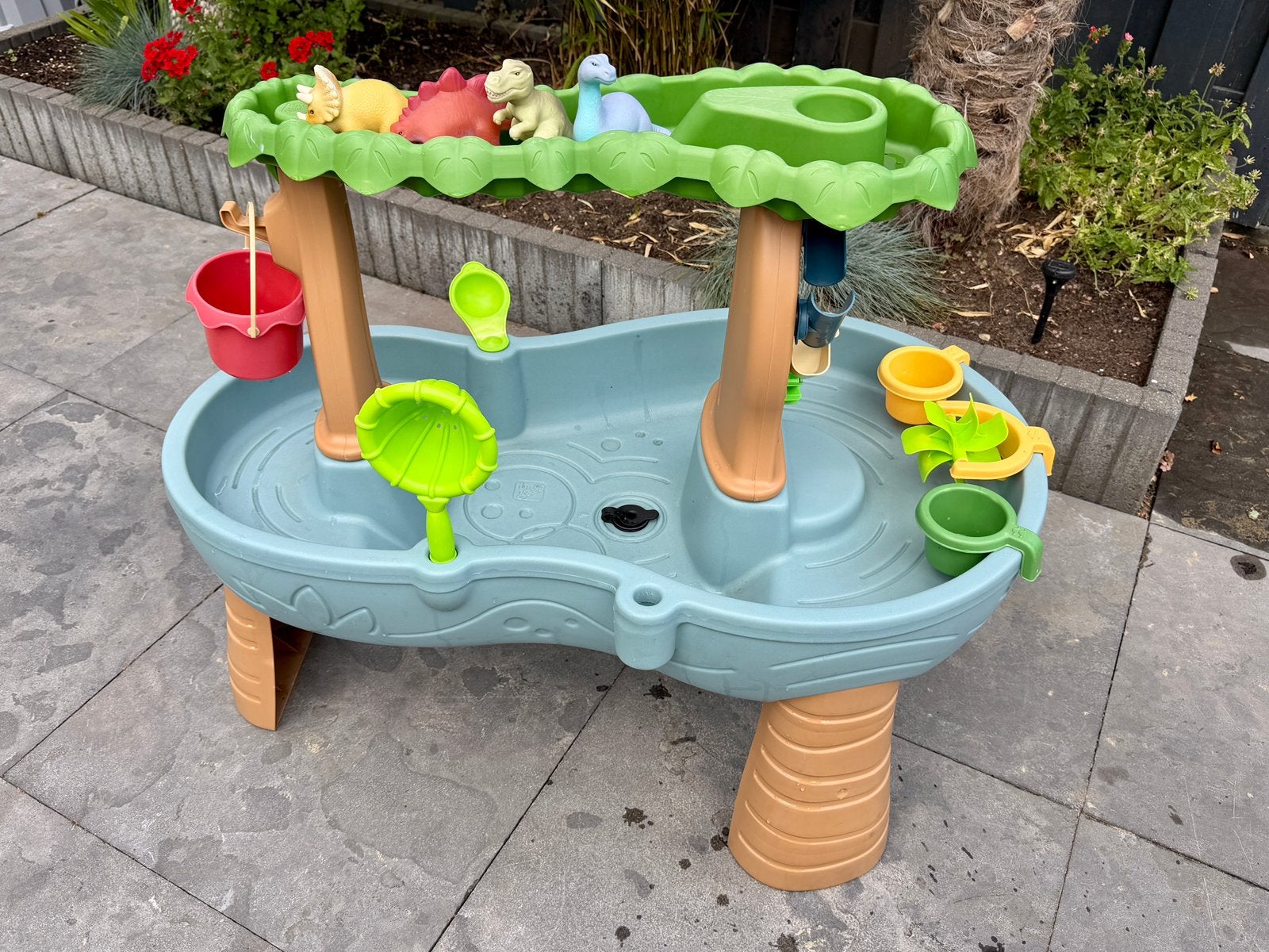 Step2 Dino Showers Watertafel Netjes Compleet, Ophalen, Gebruikt