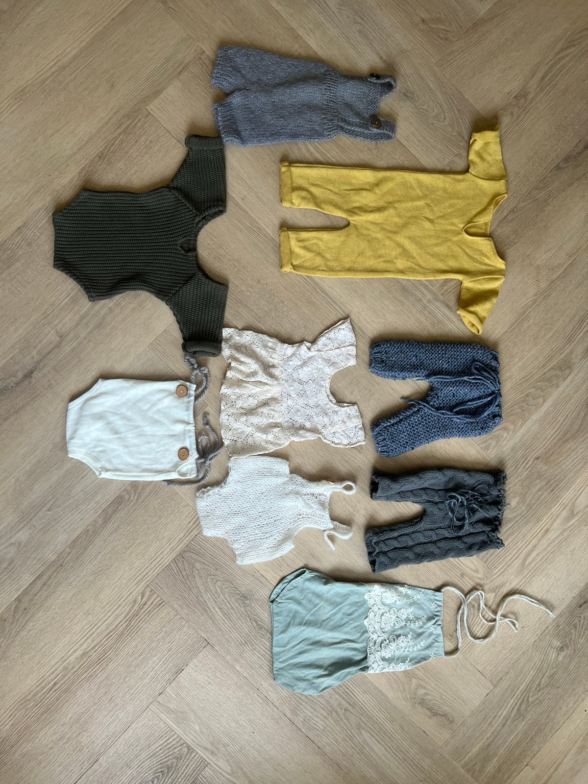Newborn fotografie kleding en kroontje, Ophalen of Verzenden, Zo goed als nieuw, Jongetje of Meisje