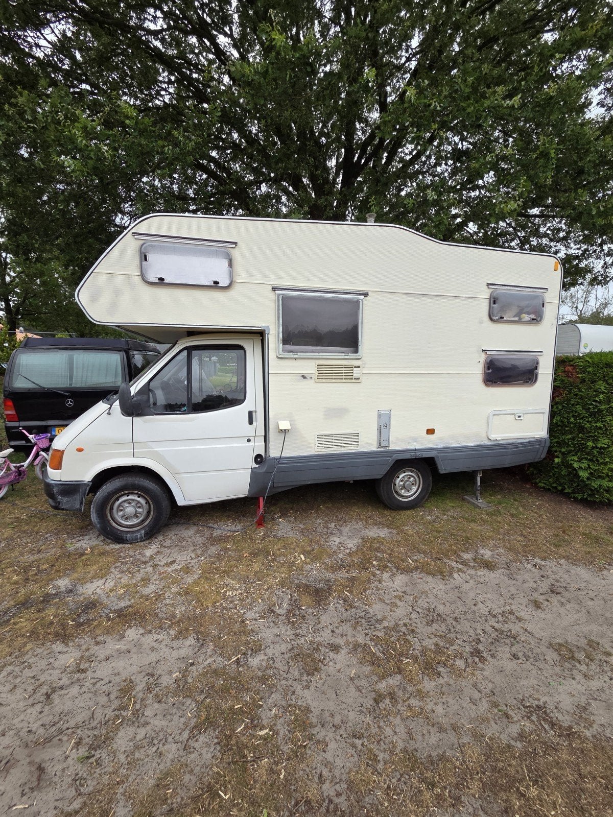 Ford Transit Rimor Europe Alkoof Camper - 6 Slaapplaatsen, Caravans en Kamperen, Caravans, Particulier, tot en met 6, Treinzit