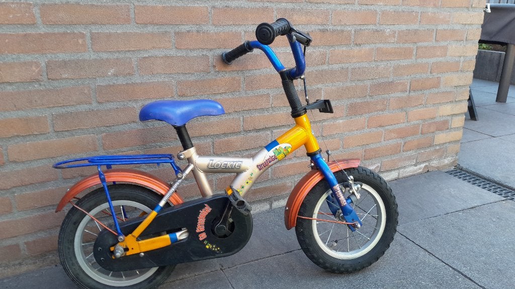Kinderfiets Loekie streetwise 12 Inch, Fietsen en Brommers, Fietsen | Kinderfietsjes, Ophalen, Terugtraprem, Gebruikt, Loekie