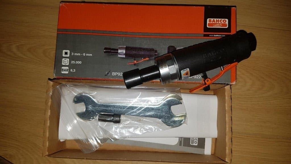 Bahco BP922 pneumatische rechte slijper stiftslijper NIEUW, Verzenden, Nieuw, 1000 watt of meer, Rechte handslijpmachine