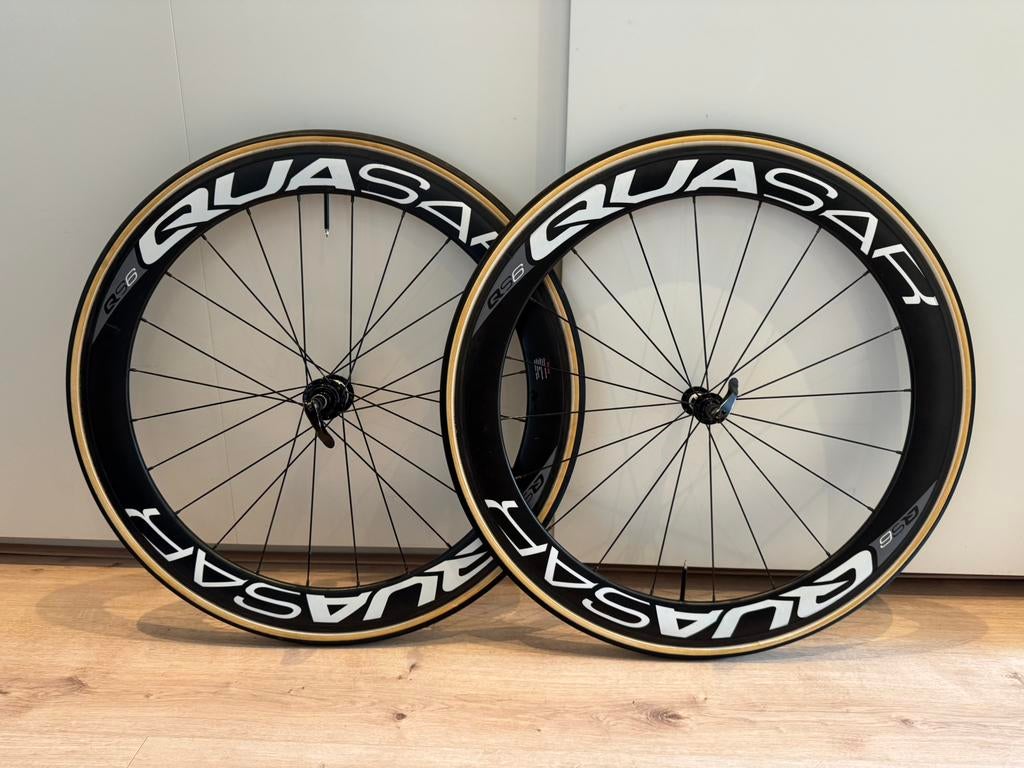 Quasar SQ6 60mm Carbon Wielset - Uitstekende staat!, Ophalen of Verzenden, Zo goed als nieuw, Overige typen