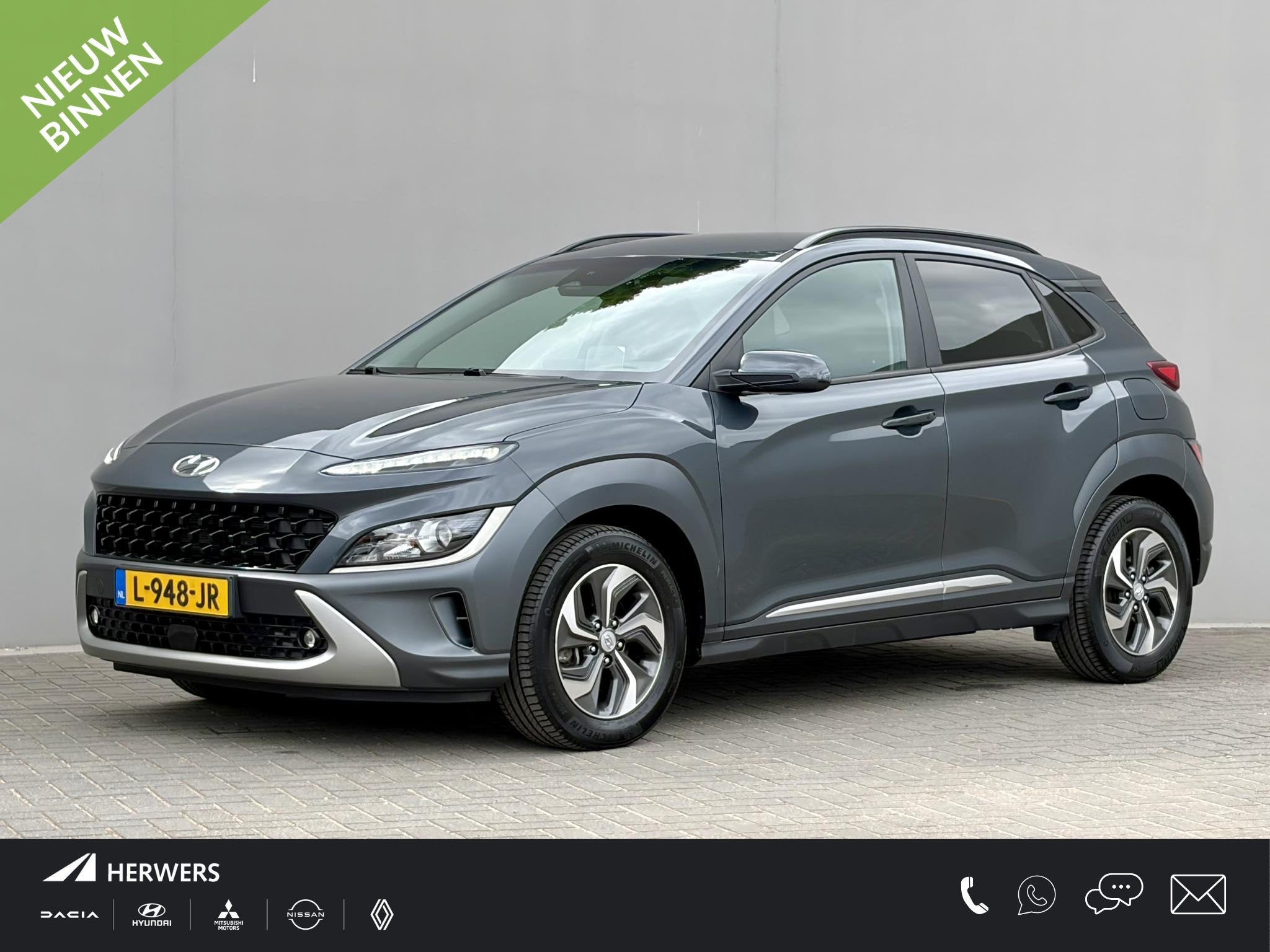 Hyundai Kona 1.6 GDI HEV Fashion / 1.300 KG trekgewicht / He