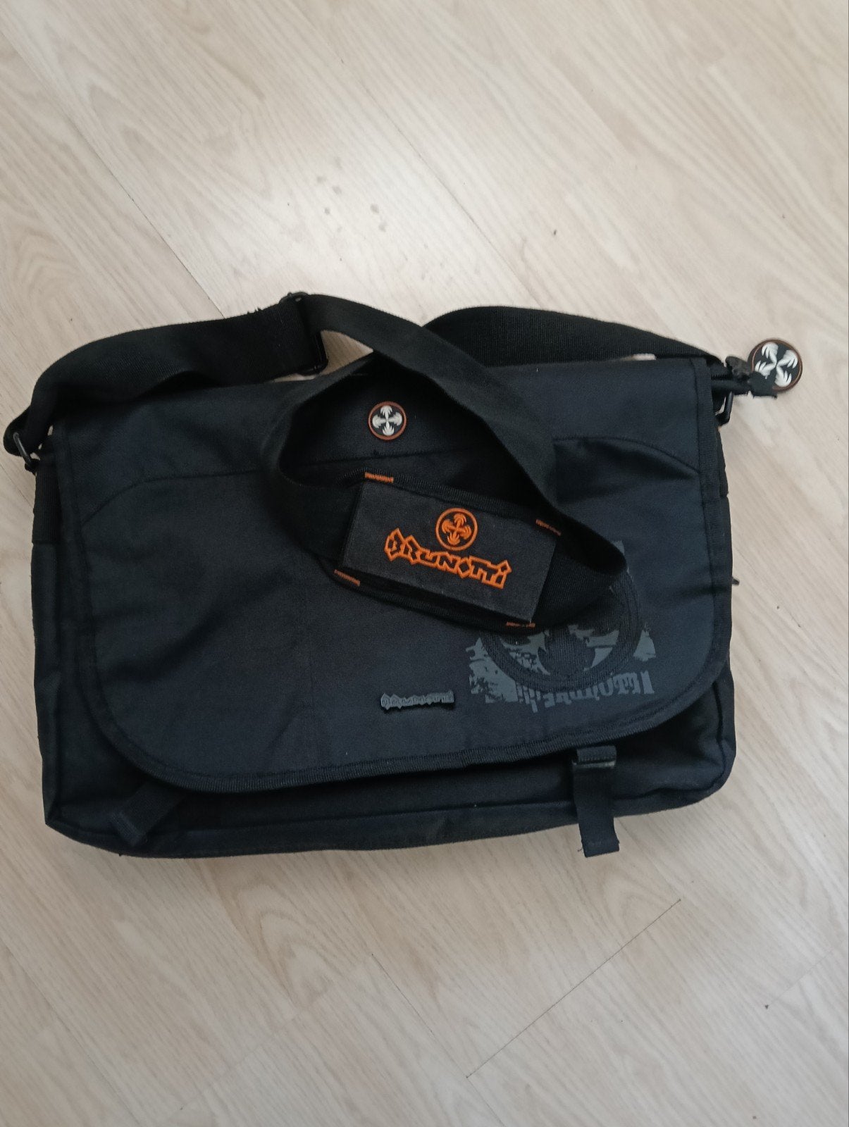Brunotti schoudertas - zwart laptoptas 17 inch, Ophalen of Verzenden, Gebruikt, Zwart, Overige merken