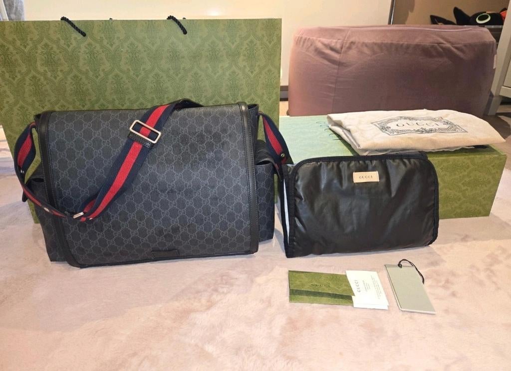 Gucci Baby Luiertas, Ophalen of Verzenden, Zo goed als nieuw, Schoudertas