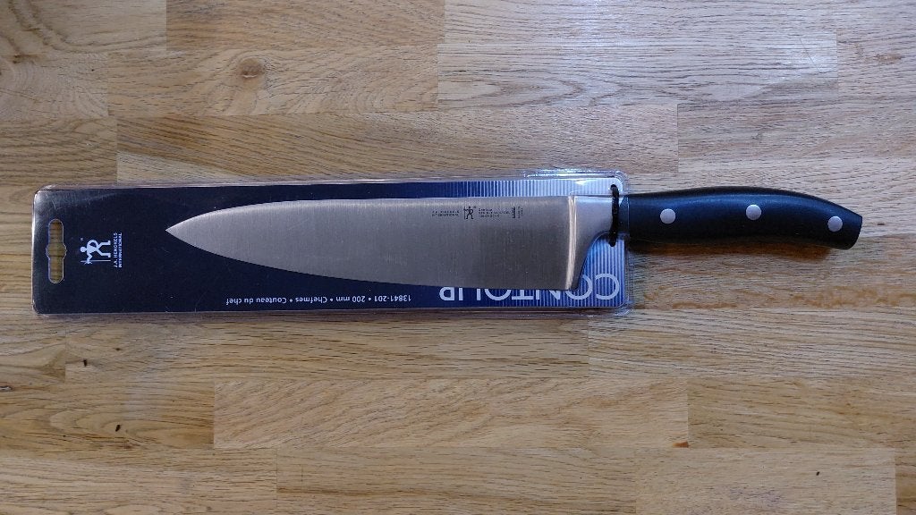 Henckels contour koksmes 20cm, Overige typen, Nieuw, Ophalen of Verzenden, Metaal