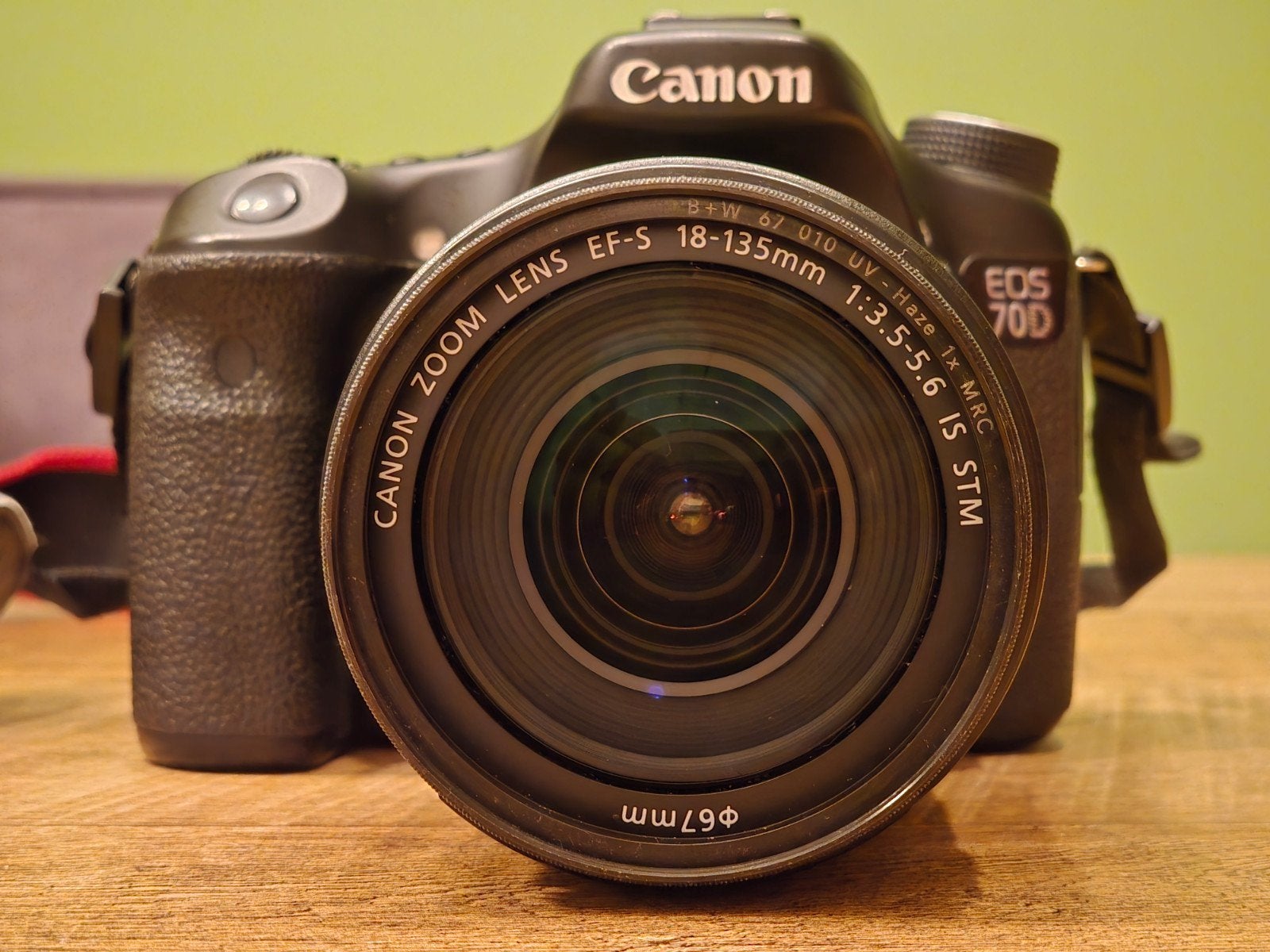 Canon EOS 70D spiegelreflexcamera met 18-135mm lens, Audio, Tv en Foto, Gebruikt, Beeldstabilisatie, Spiegelreflex, Canon