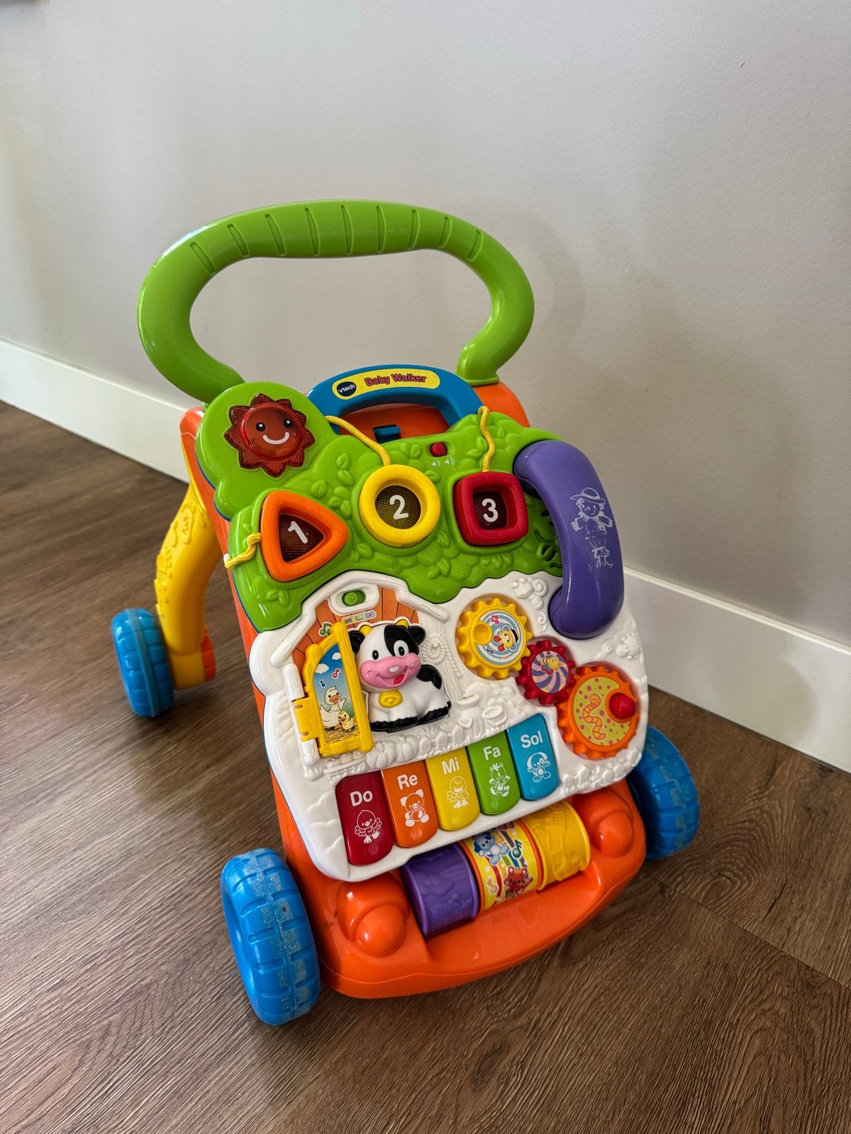 VTech Baby Walker - Interactieve Loopwagen met Geluid, Ophalen of Verzenden, Zo goed als nieuw, Overige typen, Met licht