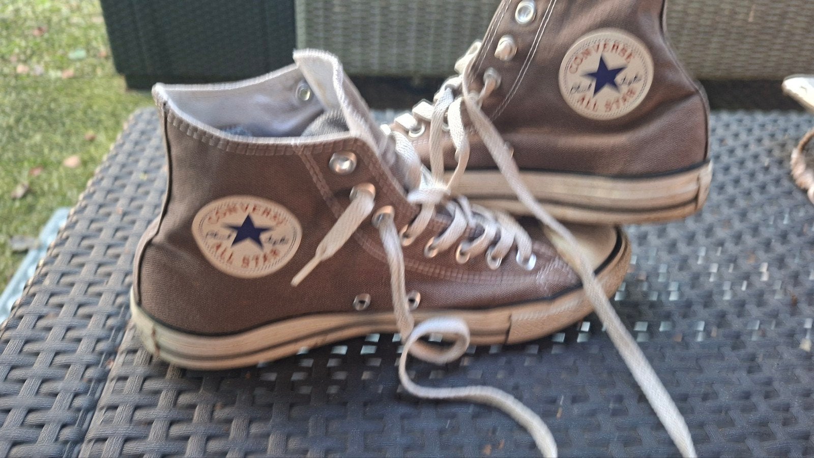 Converse All Star High Top Sneakers Maat 41.5 Bruin, Bruin, Converse, Ophalen of Verzenden, Sneakers of Gympen