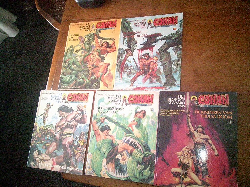 conan strips / oberon, Meerdere stripboeken, Ophalen of Verzenden, Gelezen