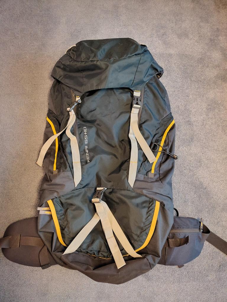 Backpack: Mc Kinley Kenai 65 + 10, 30 cm of meer, Gebruikt, Blauw, Ophalen of Verzenden