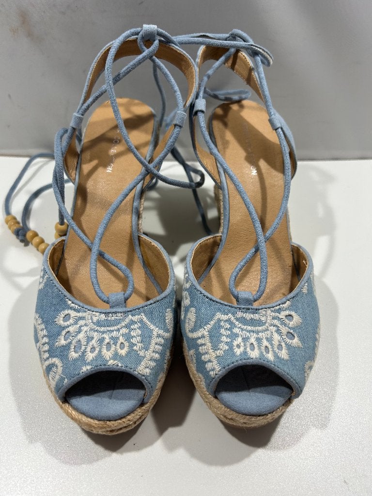 Star collection, maat 37 mooie licht blauwe espadrilles   ., Kleding | Dames, Schoenen, Star Collection, Zo goed als nieuw, Espadrilles of Moccasins