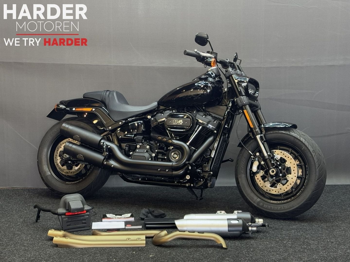 HARLEY-DAVIDSON FAT BOB 114 | ORI NL | 1 EIG | JEKILL & HYDE, 2 cilinders, HARLEY-DAVIDSON, Bedrijf, Onbekend