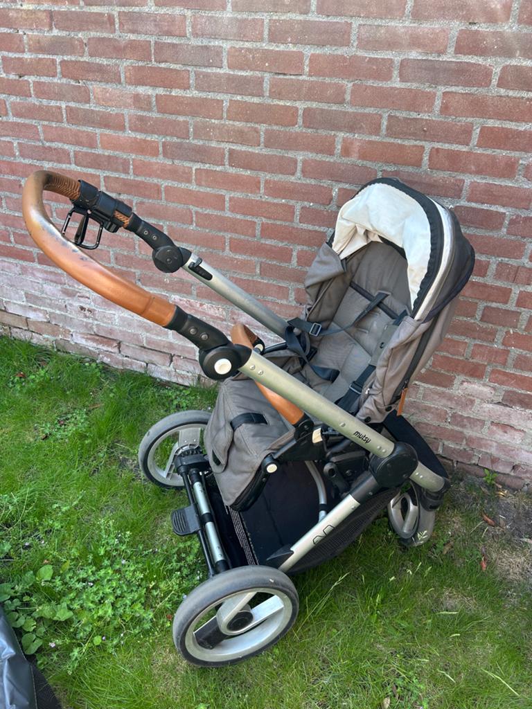 Mutsy Evo kinderwagen - Compleet met accesoiressen, Gebruikt, Verstelbare duwstang, Mutsy, Ophalen
