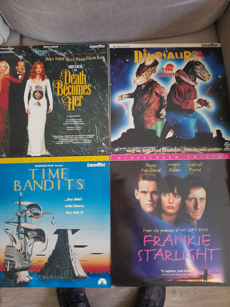 Tekoop  4x Laserdisc Films    PAL, Ophalen of Verzenden