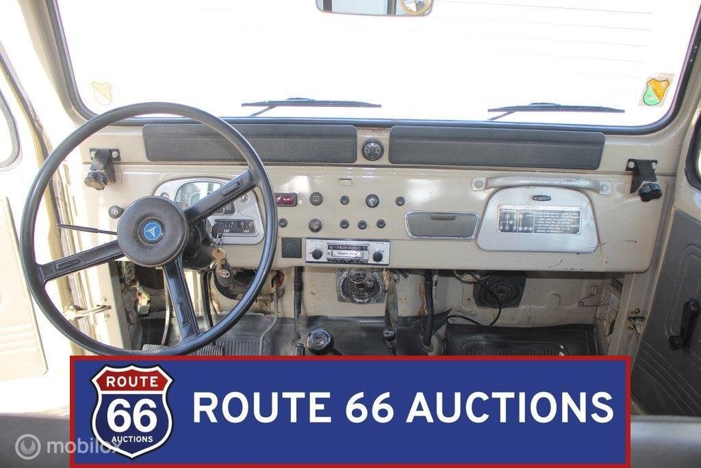 Toyota Land Cruiser FJ40 | 1979 | Route 66 Auctions, Overige carrosserieën, Zwart, Bedrijf, Handgeschakeld