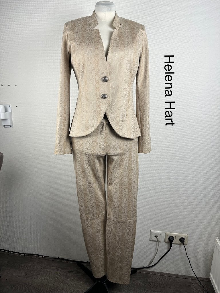 Helena Hart Broekpak  (mt: 42) 32,6/9669, Beige, Helena Hart, Maat 42/44 (L), Ophalen of Verzenden