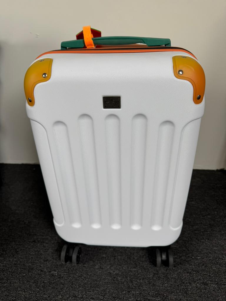 Handbagagekoffer van de postcodeloterij, Sieraden, Tassen en Uiterlijk, Ophalen, Wit, Nieuw, 35 tot 55 cm