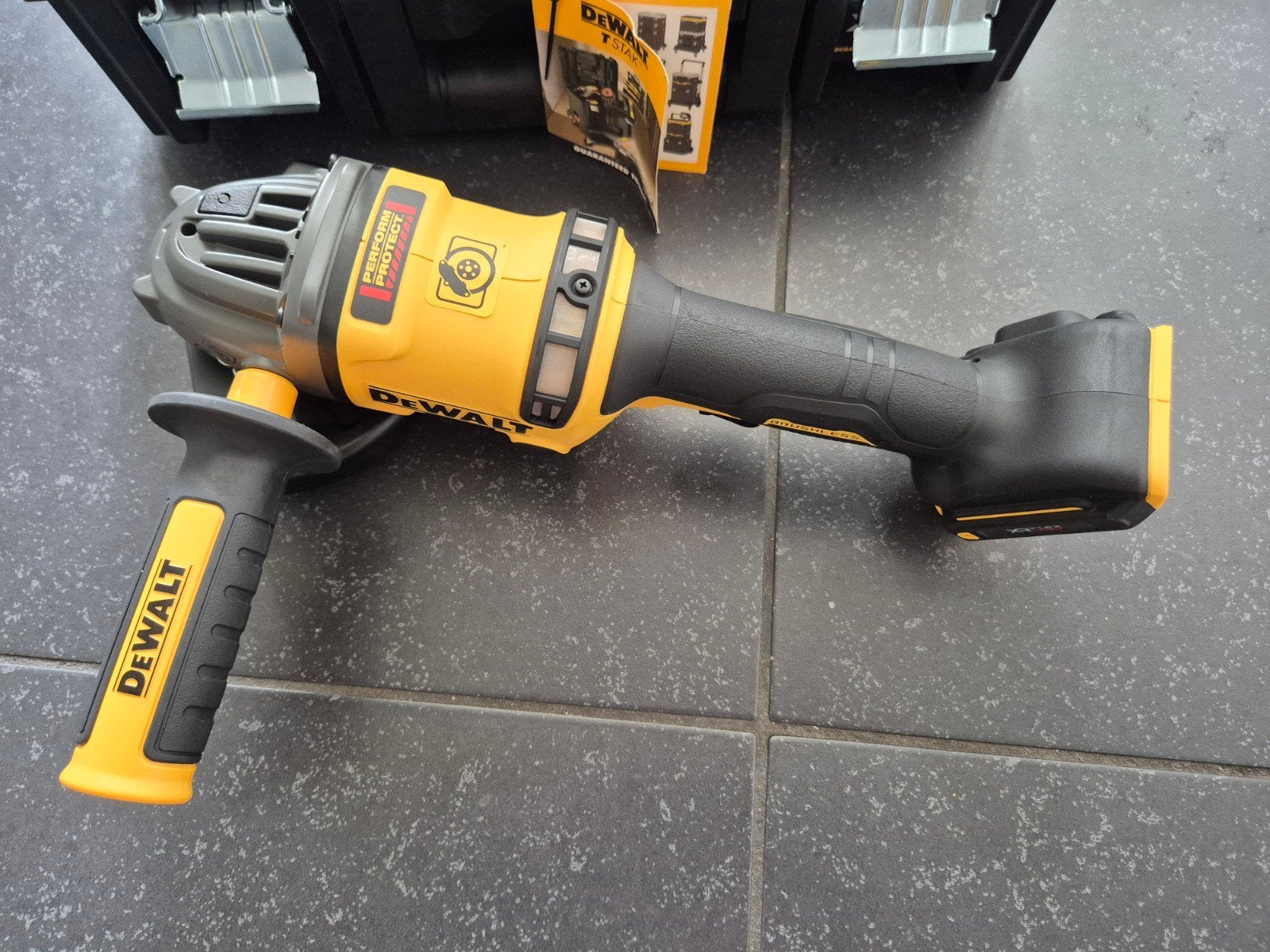 DeWalt FlexVolt haakse slijper in TSTAK *Nieuw en origineel, Ophalen of Verzenden, Nieuw, 1000 watt of meer, Haakse handslijpmachine