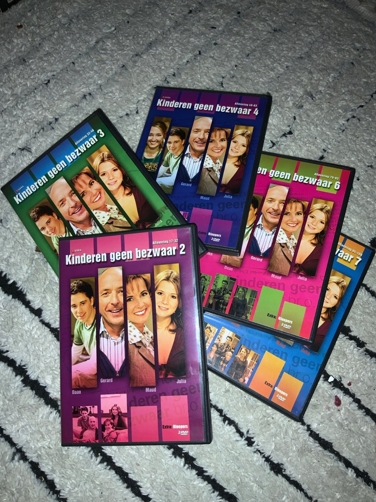 Kinderen geen bezwaar DVD boxen - Seizoen 2, 3, 4, 6, 7, Gebruikt, Alle leeftijden, Nederlands, Komedie