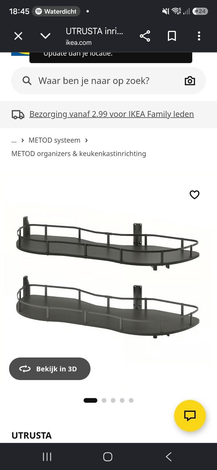 Nieuw Ikea keuken carrousel, Huis en Inrichting, Keuken | Keukenelementen, Ophalen, Nieuw, 50 tot 100 cm, Minder dan 100 cm